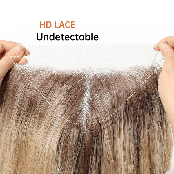 Close-up of 'HD LACE' and 'Undetectable' text.