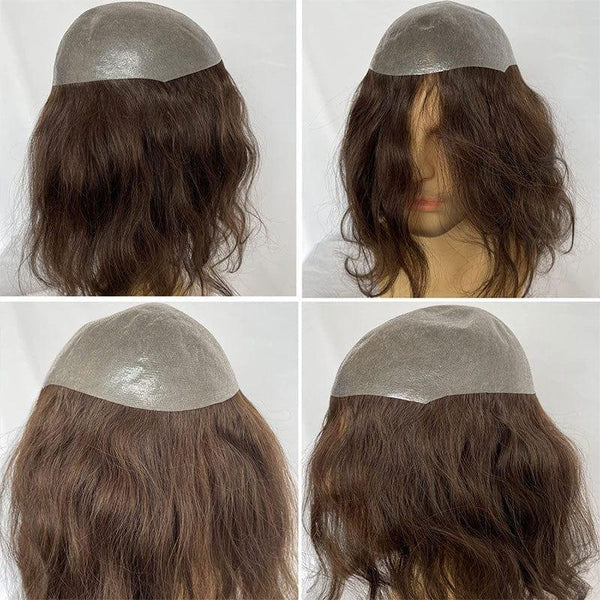 PU base hair system for men – breathable, flexible, and scalp-blending