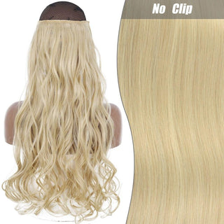 Ice Blonde Halo Extensions