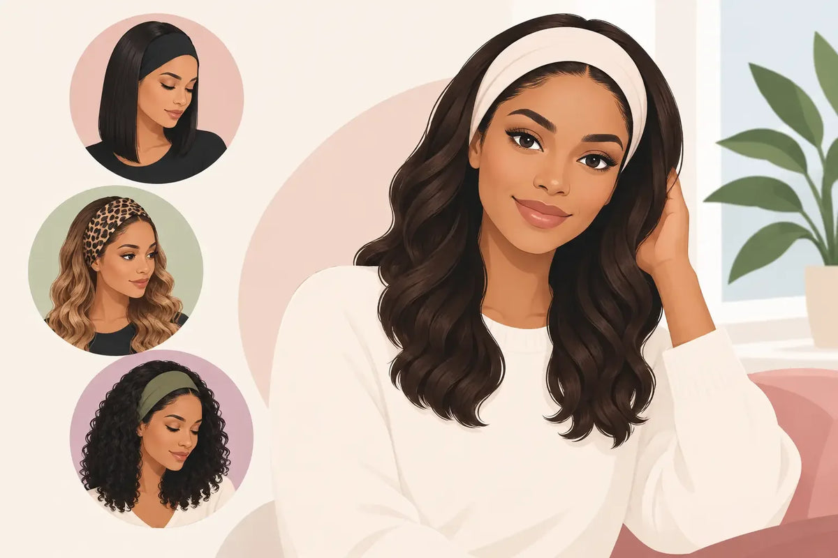 Headband Wigs UK for Easy Everyday Style