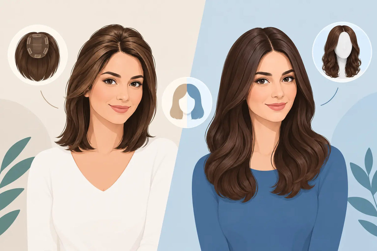 Topper Versus Wig: Which Look Works for You?
