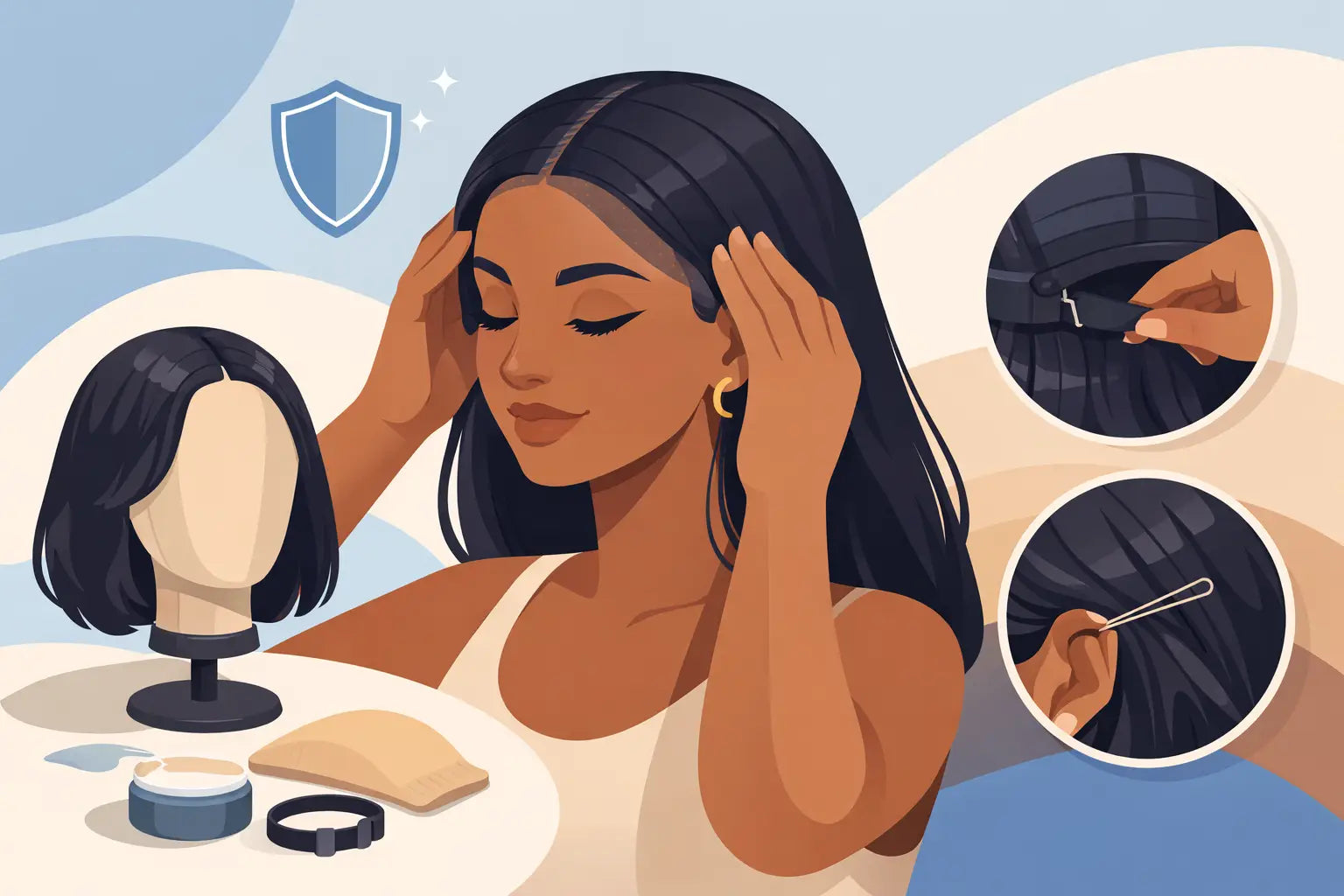How to Keep a Glueless Wig Secure All Day