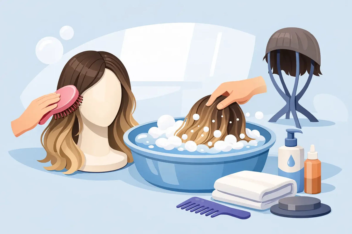How to Wash a Synthetic Wig Without Ruining It