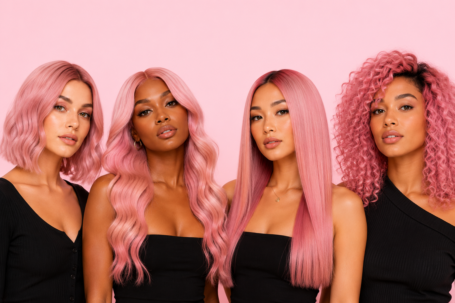 Pink Wigs Stylonic