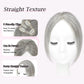 10 Inch Grey Hair Topper