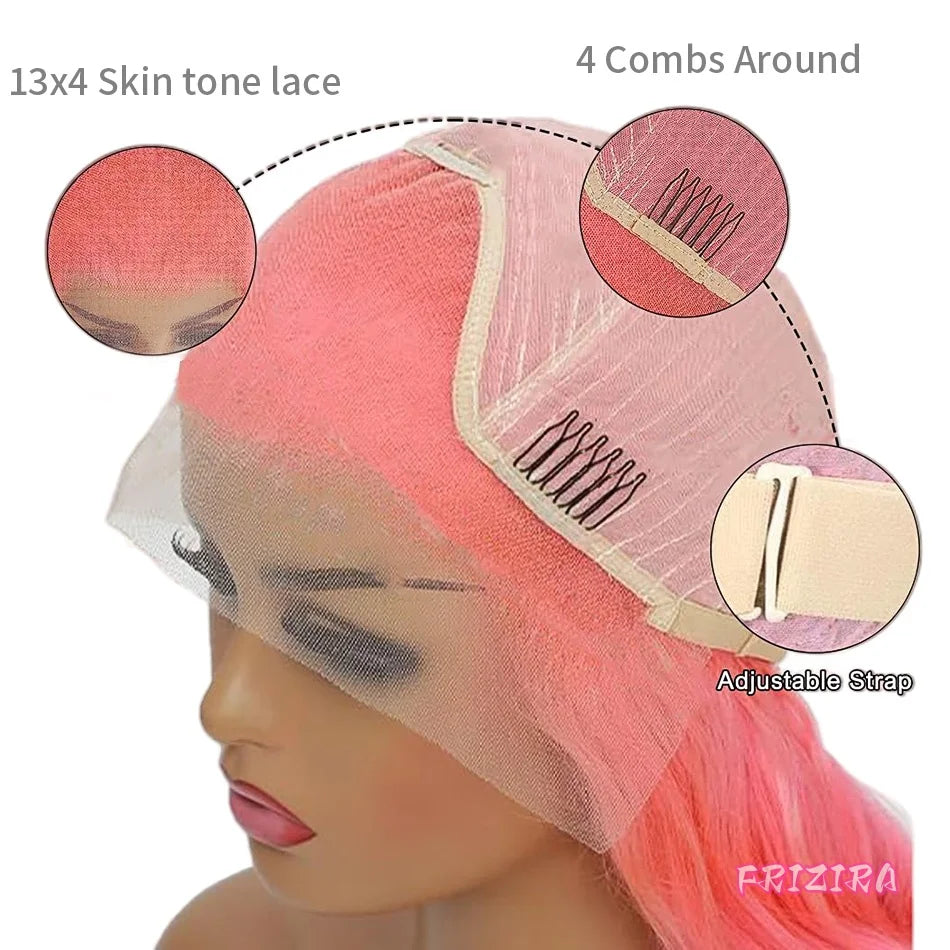 13 x 4 Lace Front Pink Wig