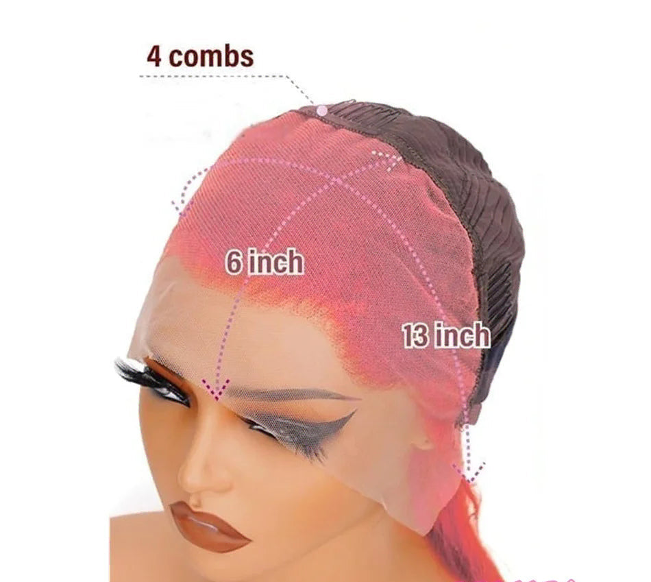 13x6 Lace Front Pink Wig