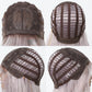 Adjustable wig cap inside pastel purple wig