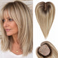 Affordable_Hair_Toppers_UK_Ombre_Mixed_Blonde_With_Bangs