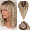 Affordable_Hair_Toppers_UK_Ombre_Mixed_Blonde_With_Bangs