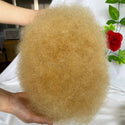 Afro toupee with natural 4C texture