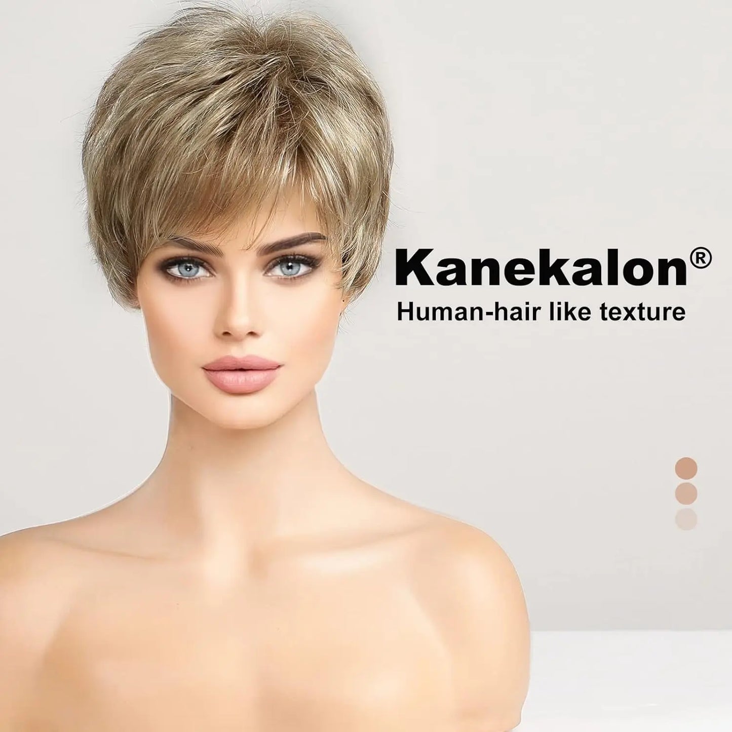 Ash Blonde Glueless Wigs