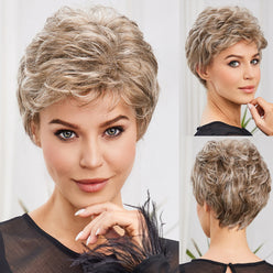 Ash Blonde Glueless Wigs UK
