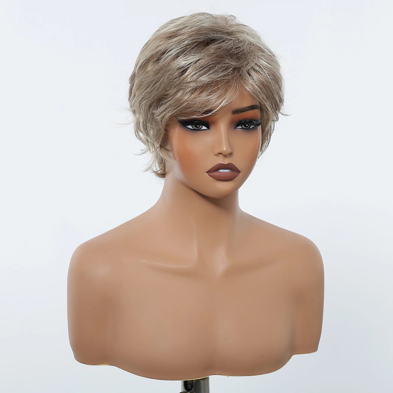 Ash Blonde Glueless Wigs for Beginners