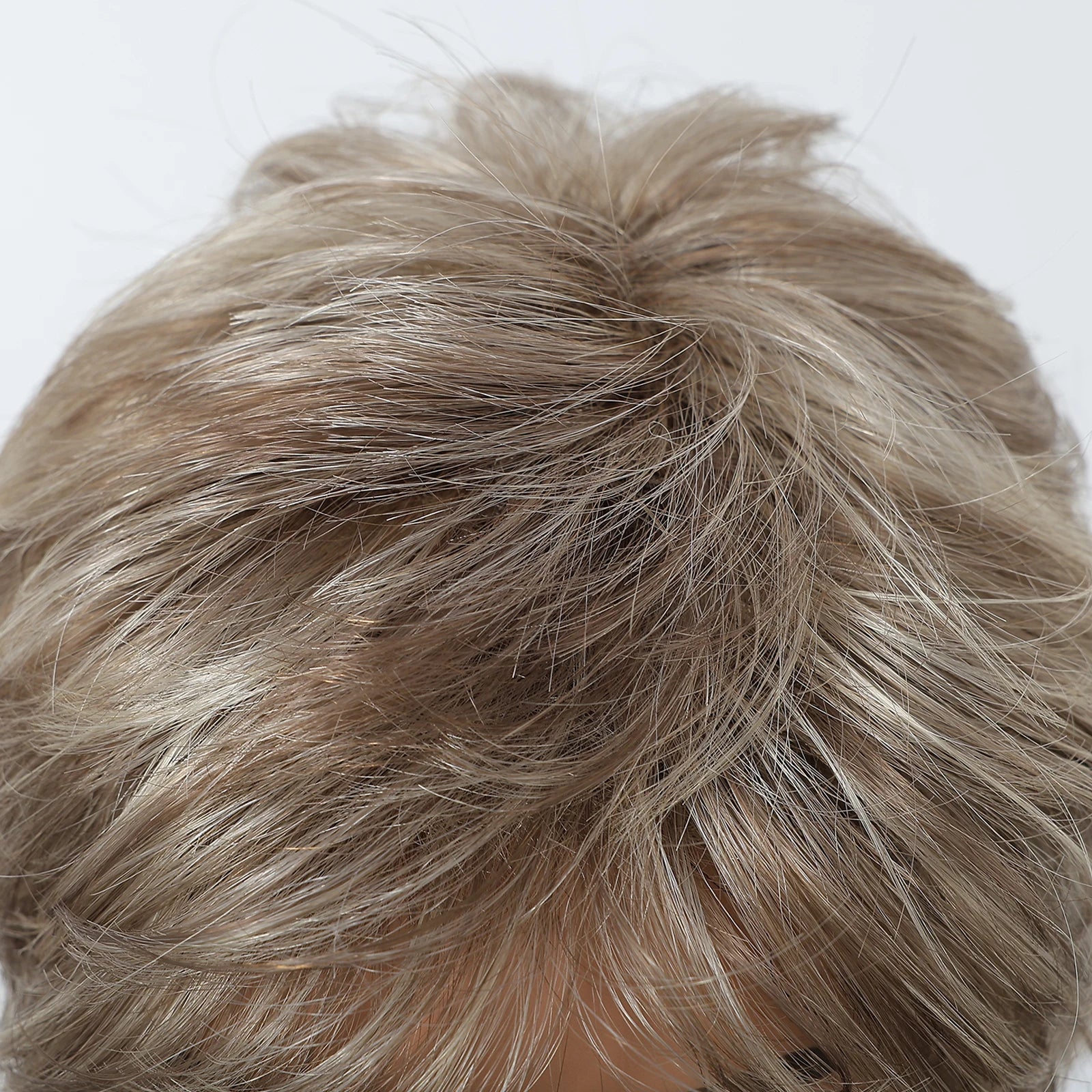 Ash Blonde Glueless Wigs for Women