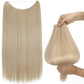 Ash Blonde Halo Hair Extensions
