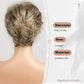 Ash Blonde Pixie Glueless Wig