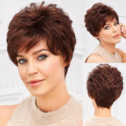 Auburn Copper Brown Glueless Wigs for Beginners