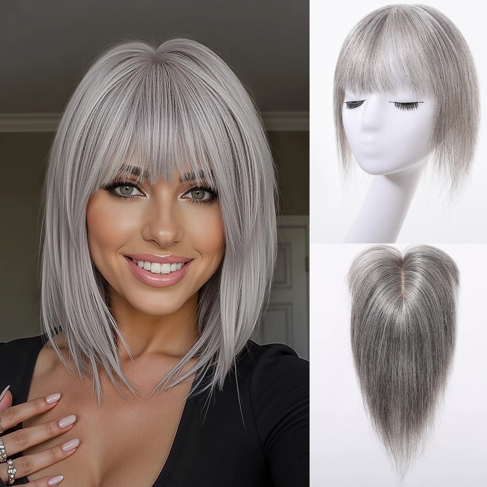 Best Hair Toppers for Thinning Hair Grey