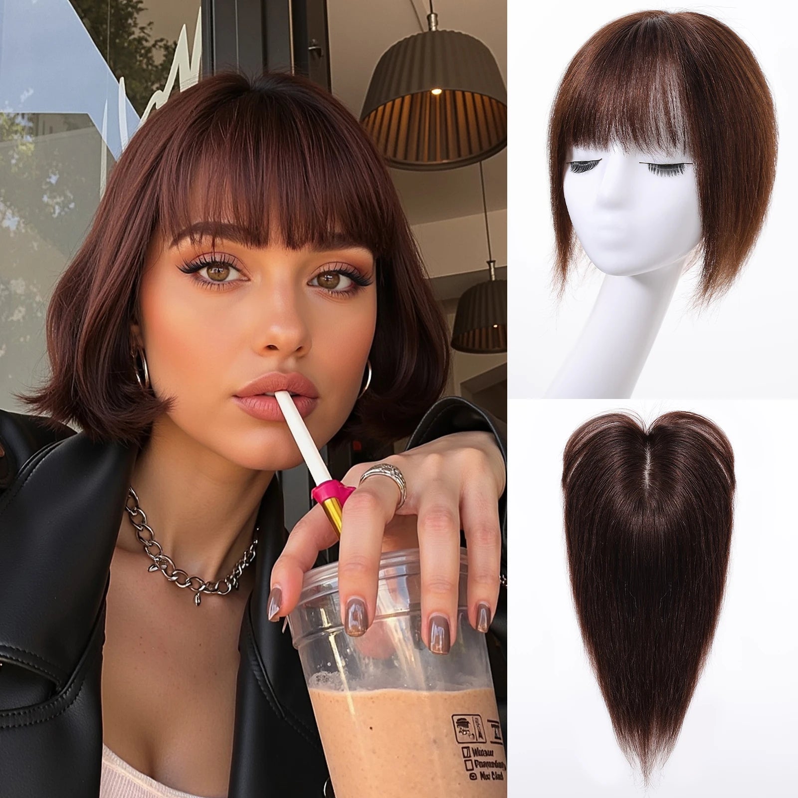 Best Hair Toppers for Thinning Hair Rich Brown