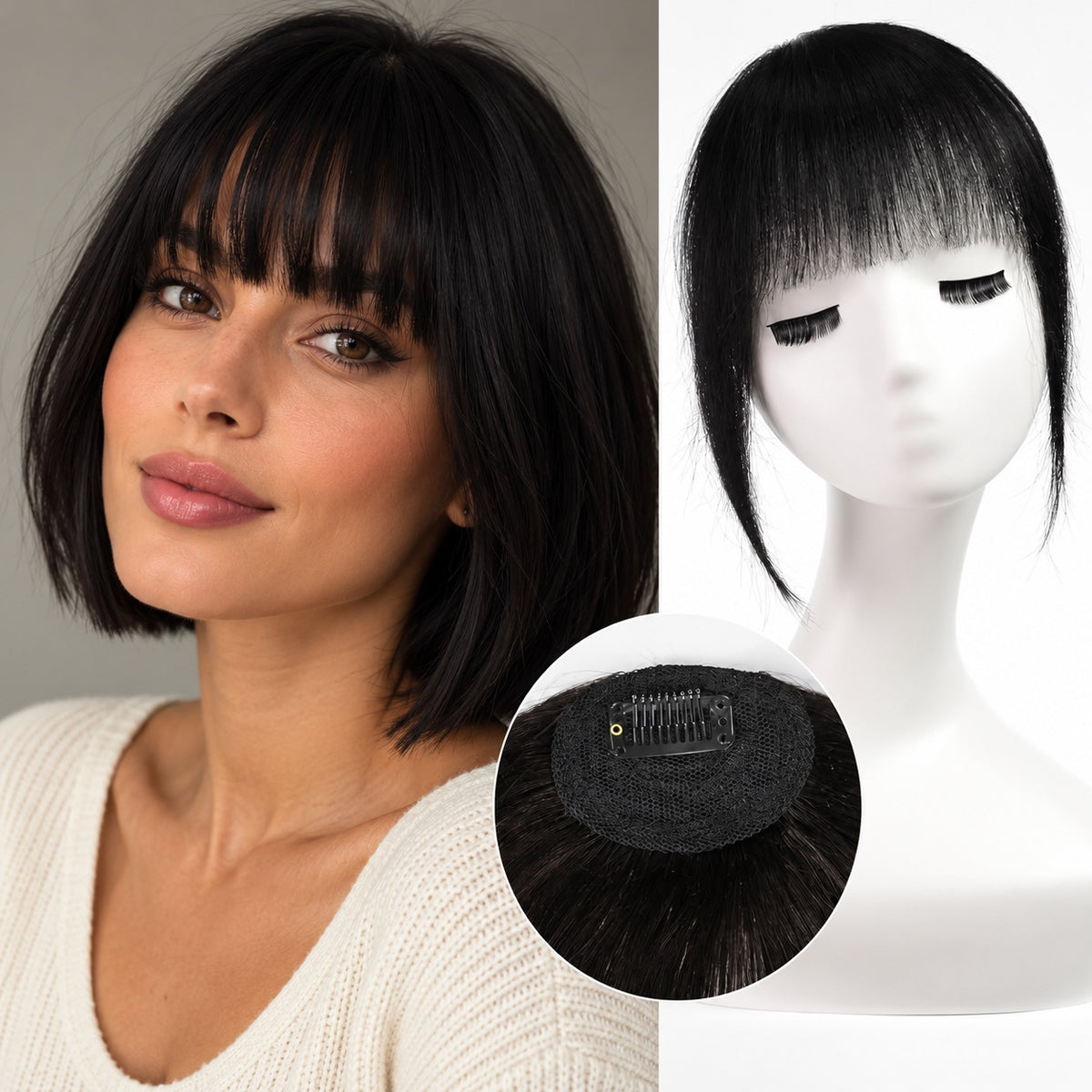 Black Fringe Extensions