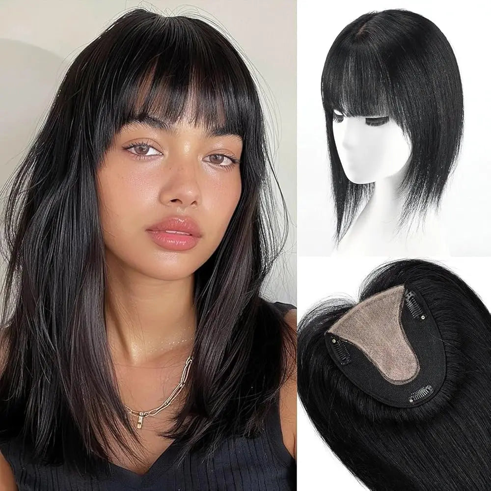 Black Hair Toppers for Women