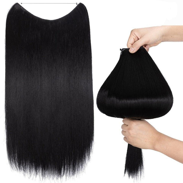 Black Halo Hair Extensions