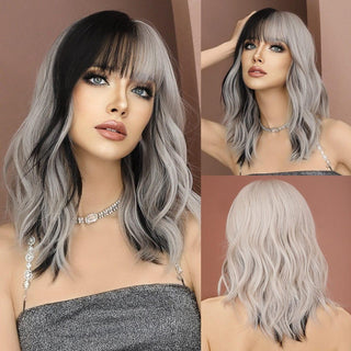 Black and Grey Wig