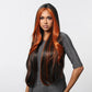Black and Orange Wig