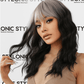 Black and Silver Wig