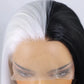 Black and White Lace Front Wig