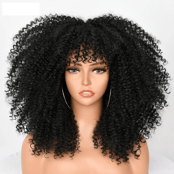 Black Curly Hair Wig – Stylonic UK Wigs and Hairpieces