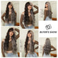 Black to silver wig styled with bold makeup – ideal for cosplay or events