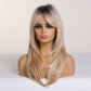 Blond Wig with Bangs