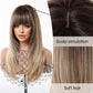 Blond Wig with Bangs