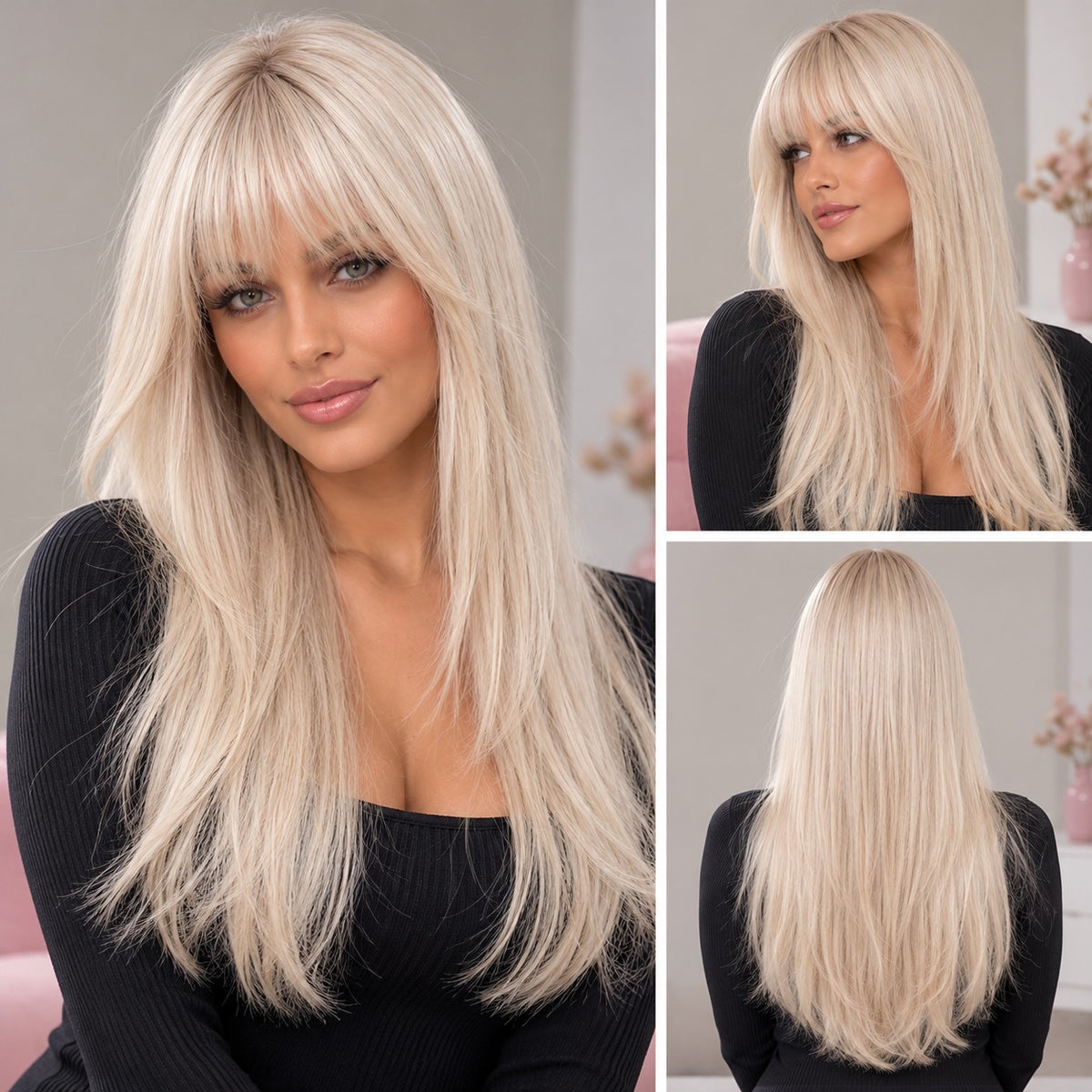 Blonde Bangs Wig