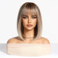 Blonde Bob Wig with Fringe UK