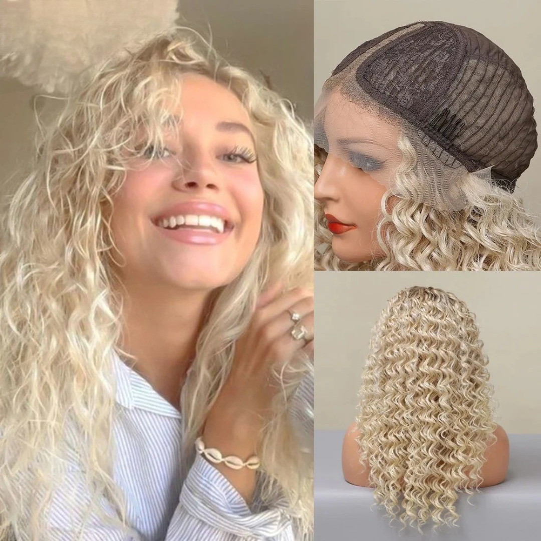Blonde Curly Wig
