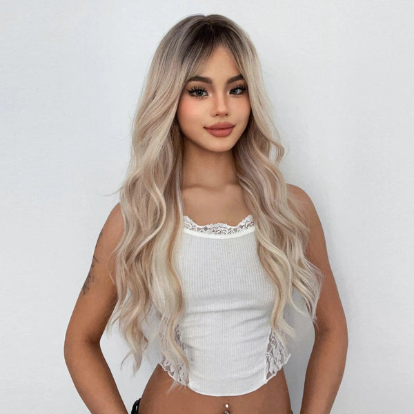 Blonde Curly Wig