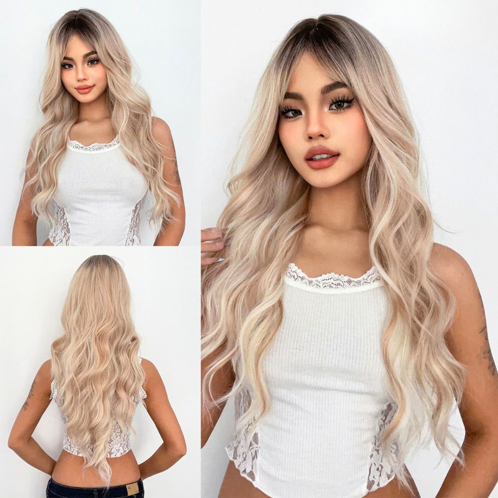 Blonde Curly Wig UK