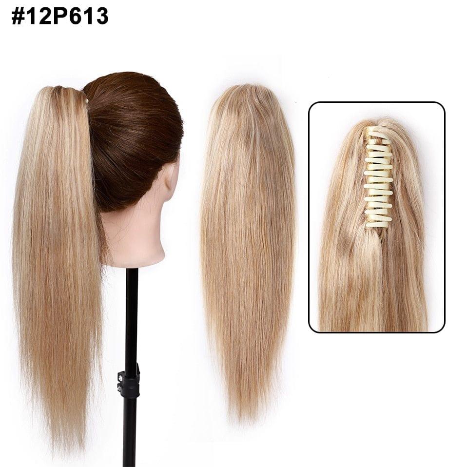 Blonde Easy-to-apply ponytail extensions for sleek, full styles
