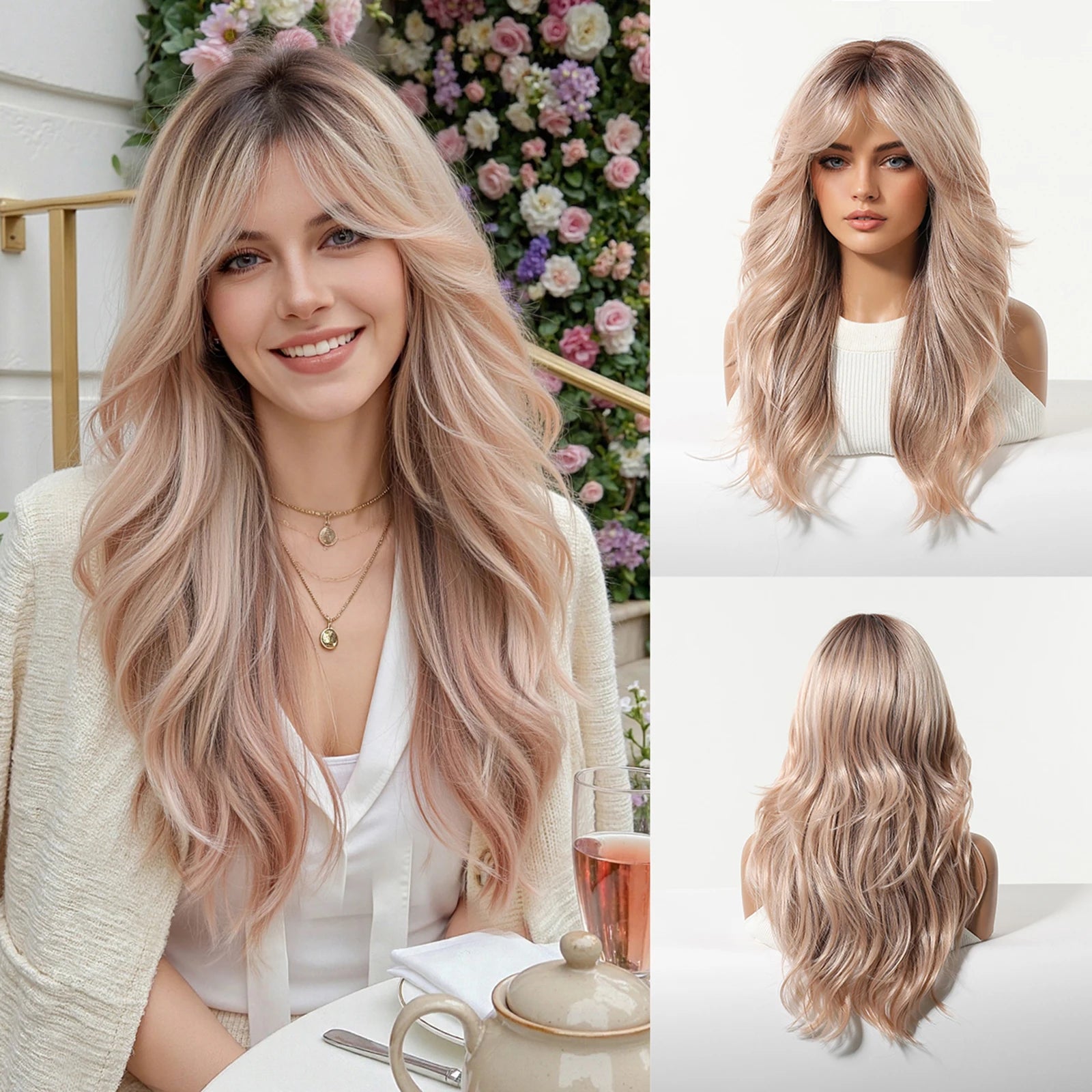 Blonde Fringe Wig