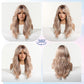 Blonde Fringe Wig 360 View