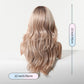 Blonde Fringe Wig Rear View