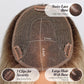 Blonde Human Hair Topper with a Large Base