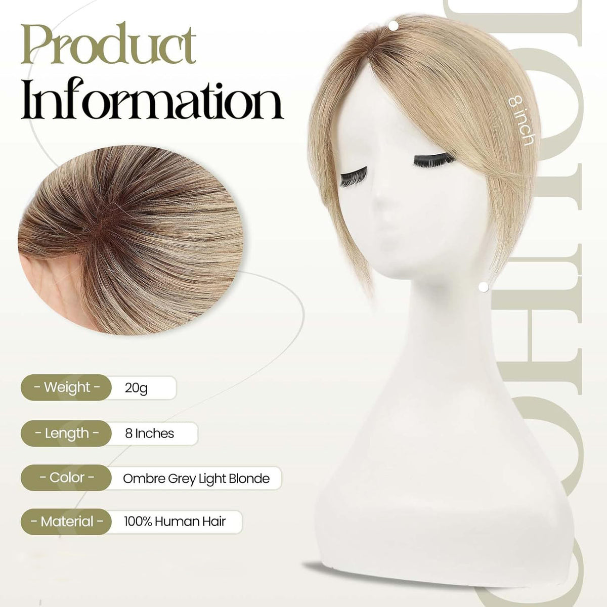 Blonde Topper Product Information