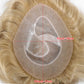 Blonde Toupee Human Hair