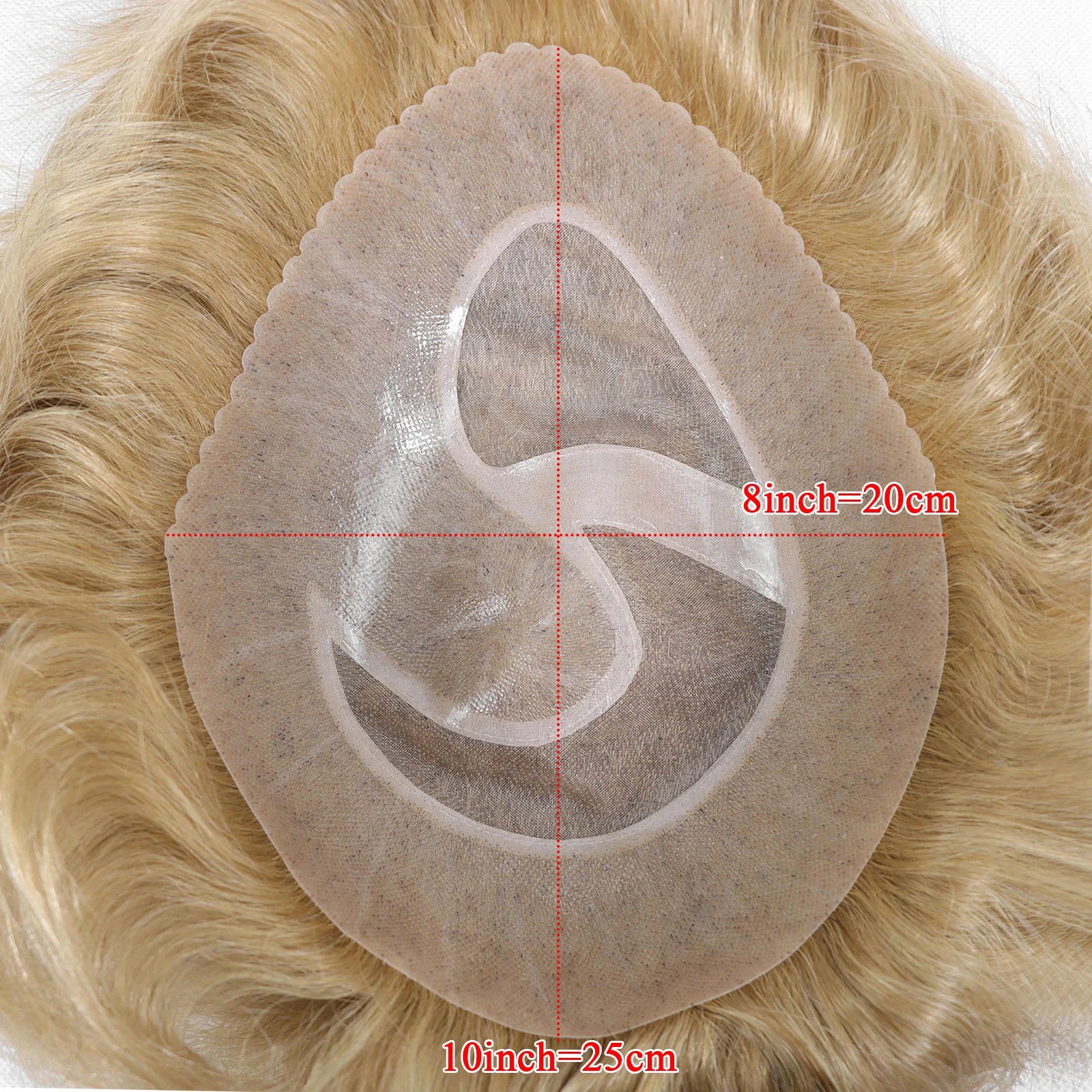 Blonde Toupee Human Hair