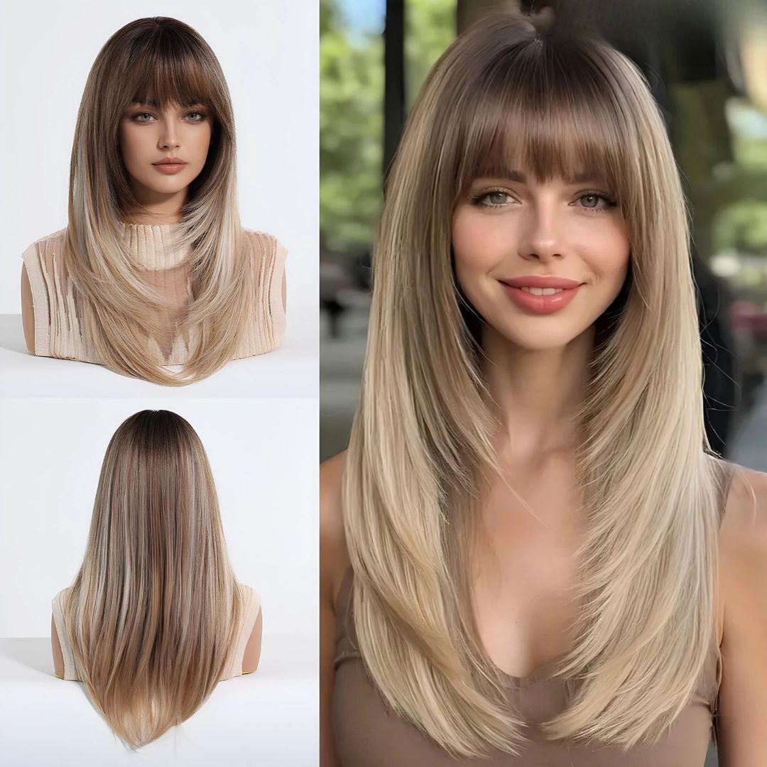 Blonde Wig Fringe