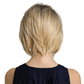 Blonde Wig with Fringe Back View